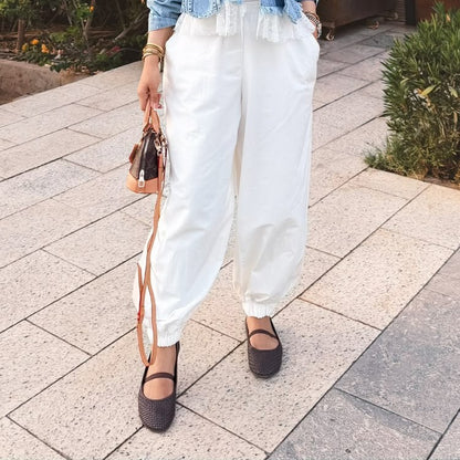 White Summer Pants - بنطلون الصيف الأبيض