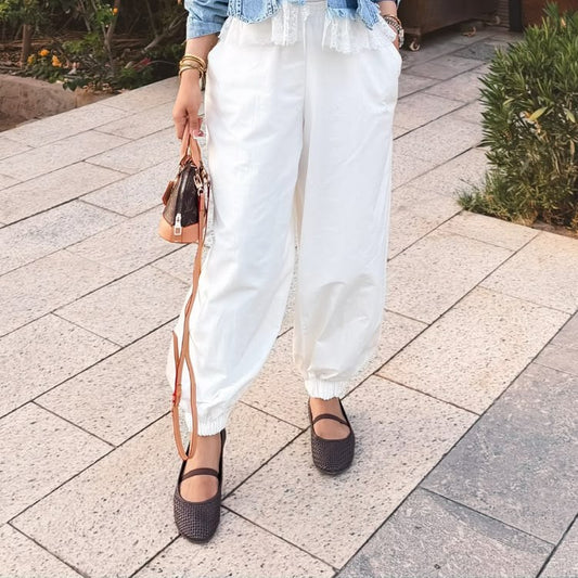 White Summer Pants - بنطلون الصيف الأبيض