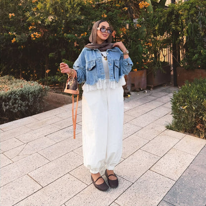 White Summer Pants - بنطلون الصيف الأبيض