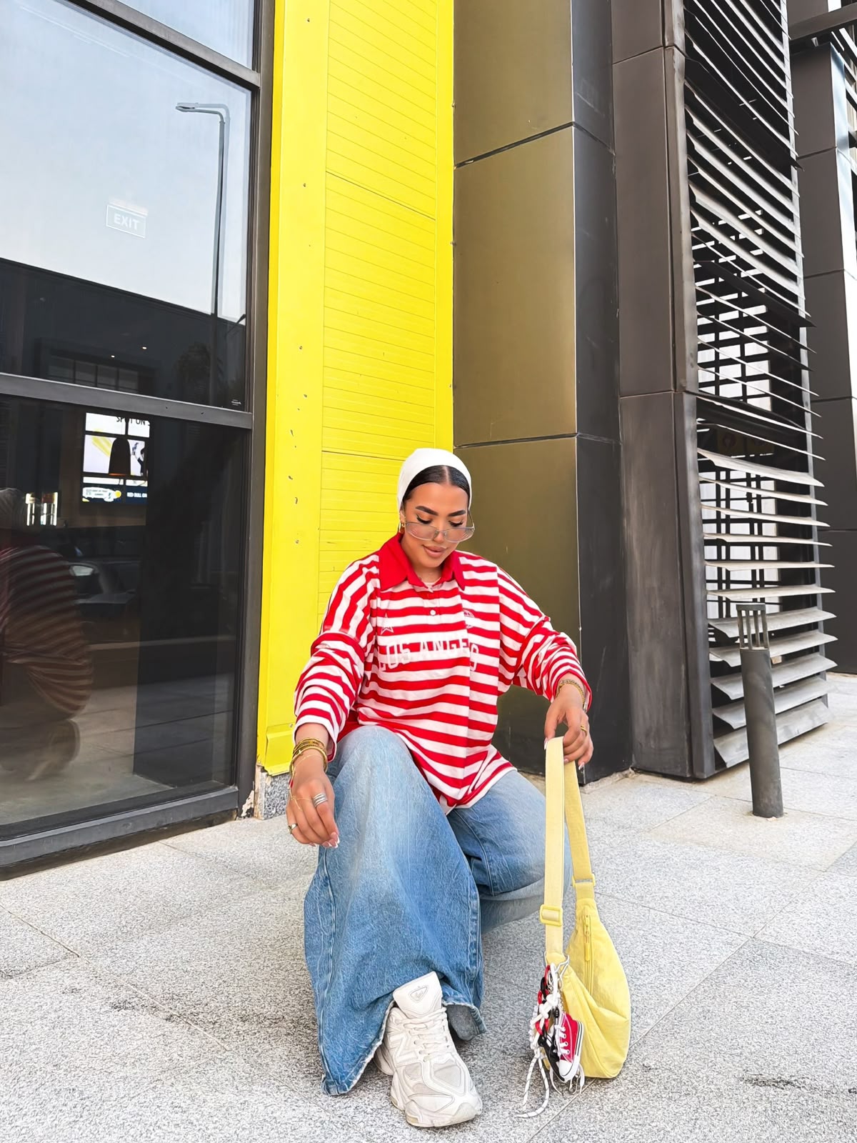 Cherry Stripe Polo