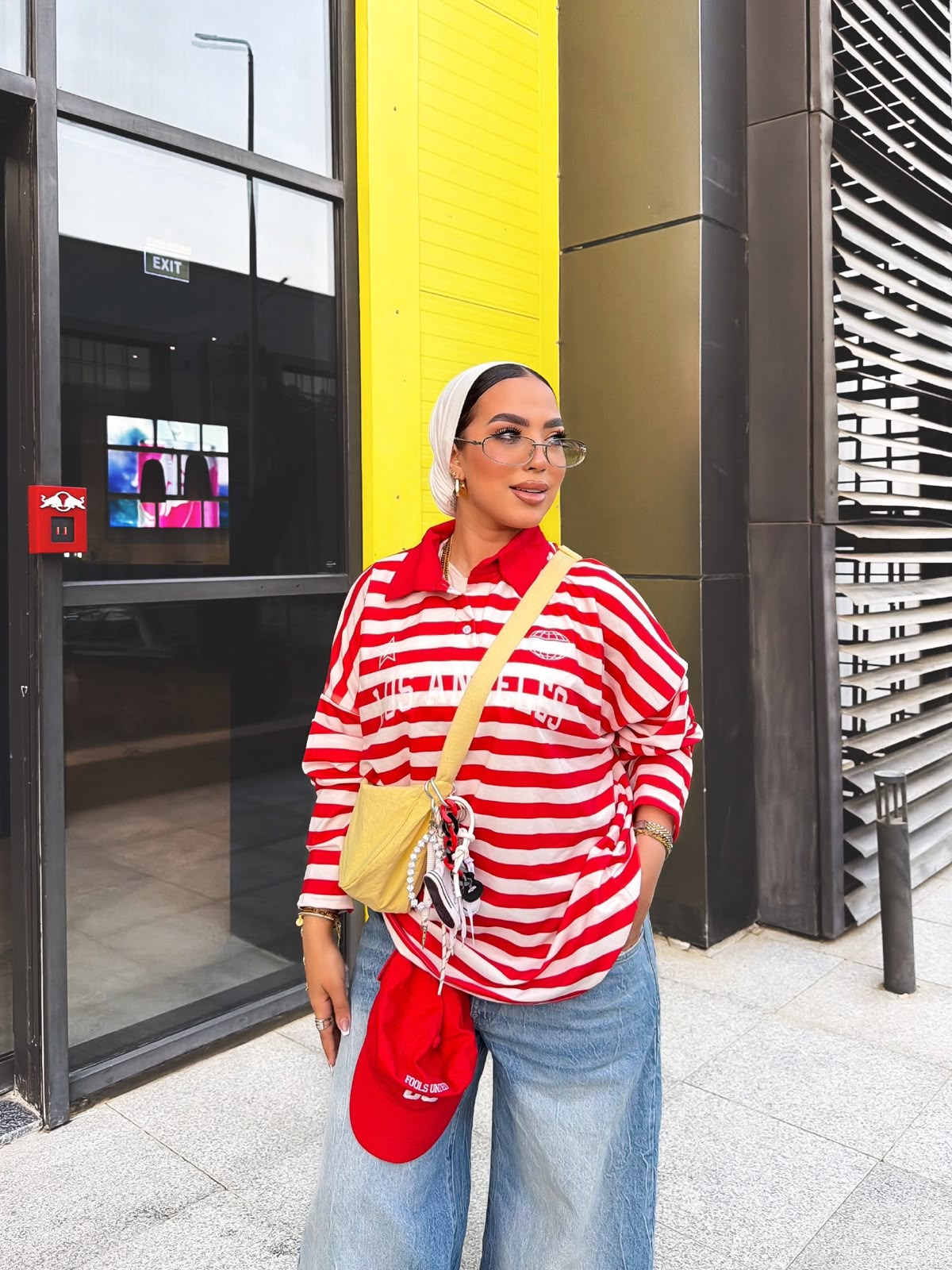 Cherry Stripe Polo