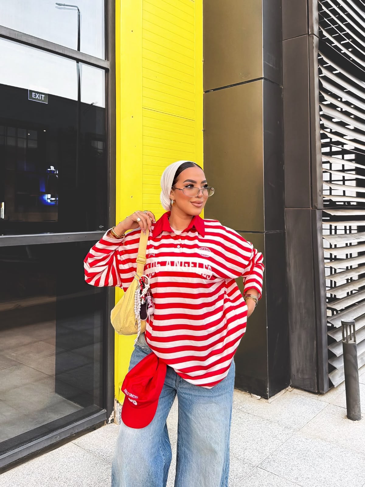 Cherry Stripe Polo