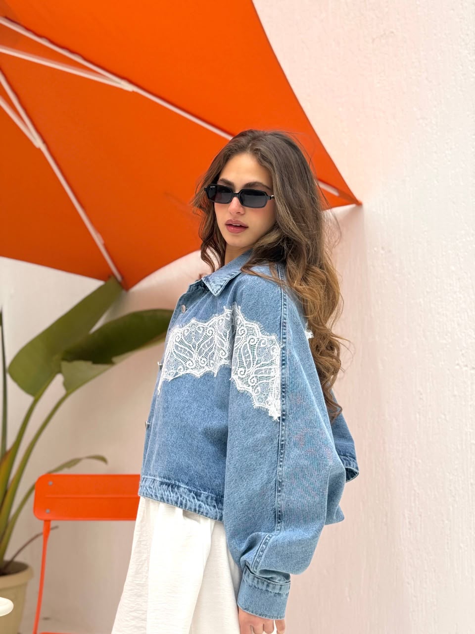 Lace Denim Jacket