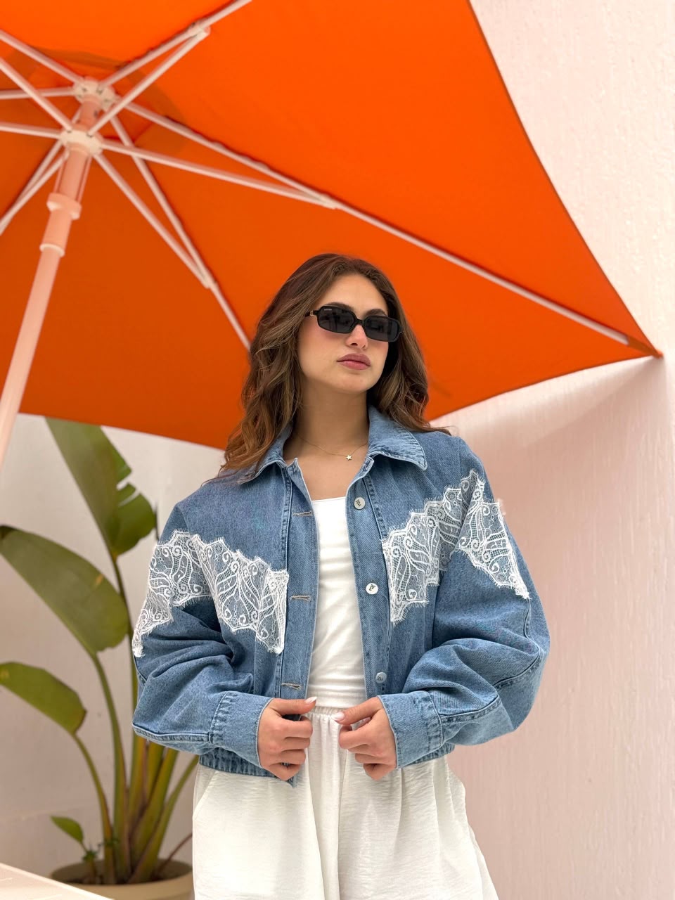 Lace Denim Jacket