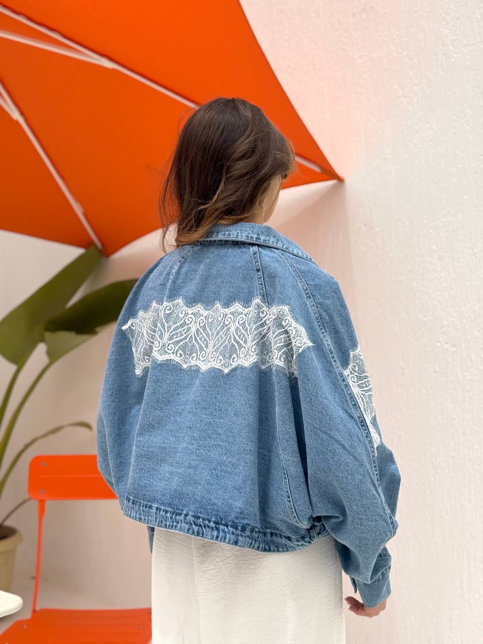 Lace Denim Jacket